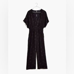 Madewell S Wrap-Front Smock-Waist Jumpsuit
